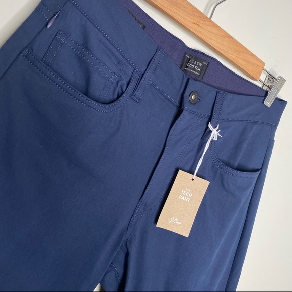 ✨NWT J. Crew 770 Straight Fit Five Pocket Tech Pants Blue Men's Size 28x32 - Picture 3 of 8